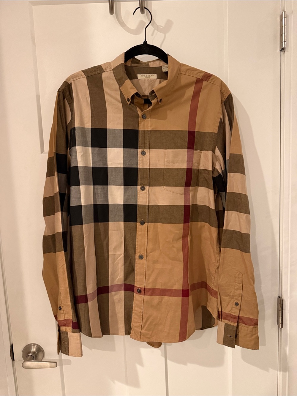 ✨CERTIFIED AUTHENTIC!✨ Burberry Brit Men's Vintage Check Button-Down Shirt
